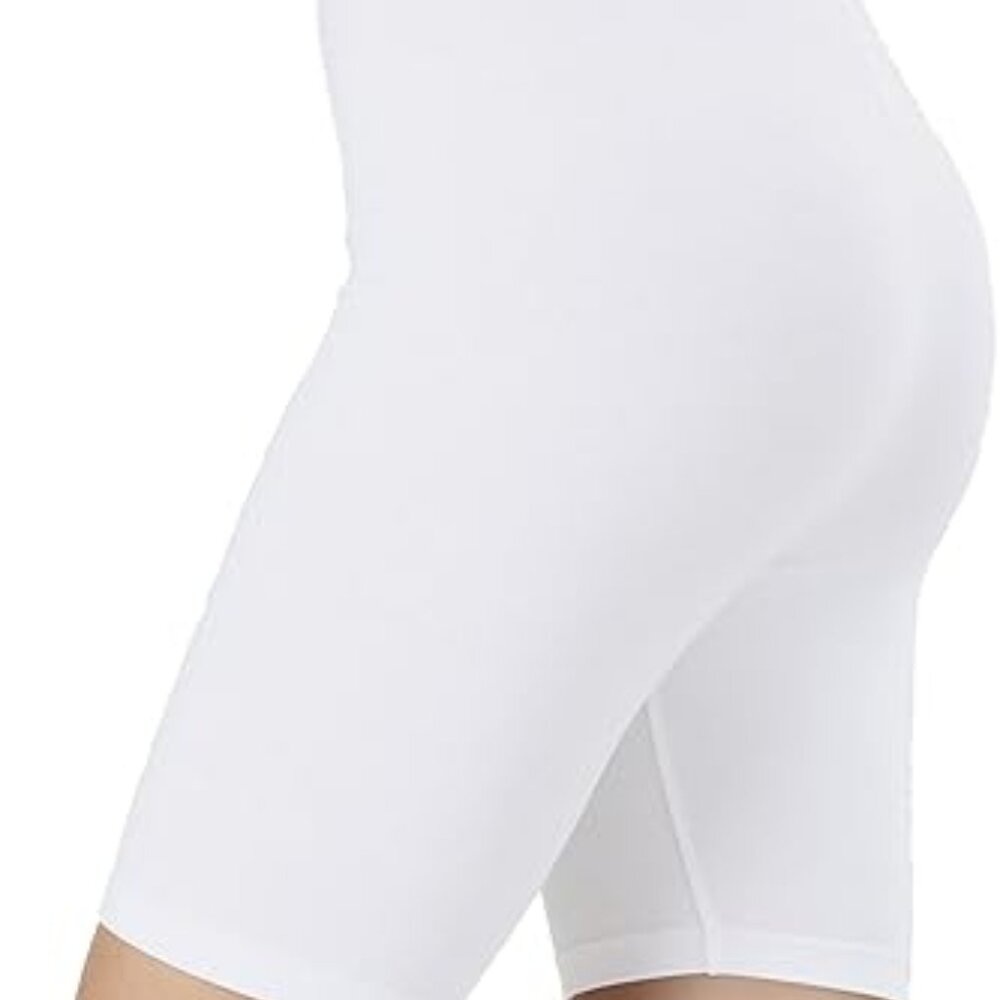 White Biker Shorts